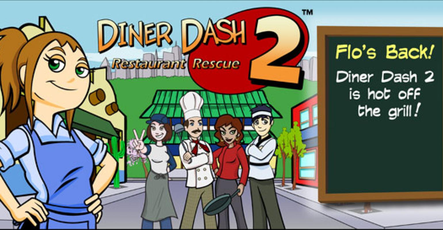 Let's Play Diner Dash 01: Flo's First Diner 