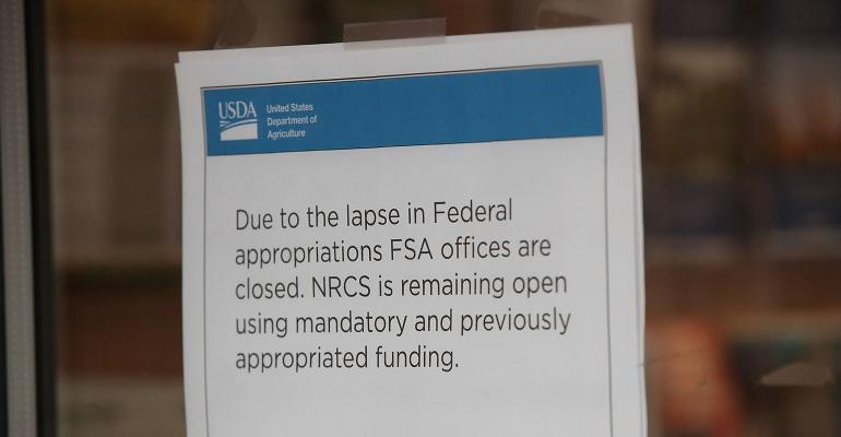Government shutdown:  Falling consumer confidence, unpaid USDA inspect