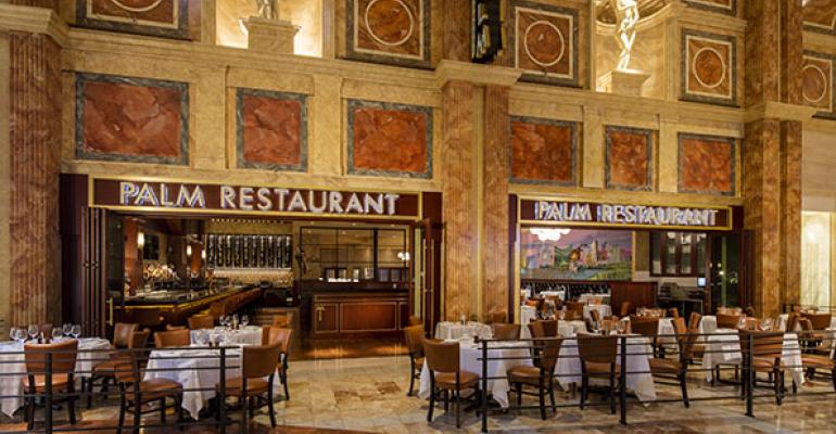 The Palm in Las Vegas closed last summer and reopened in September with a complete refresh