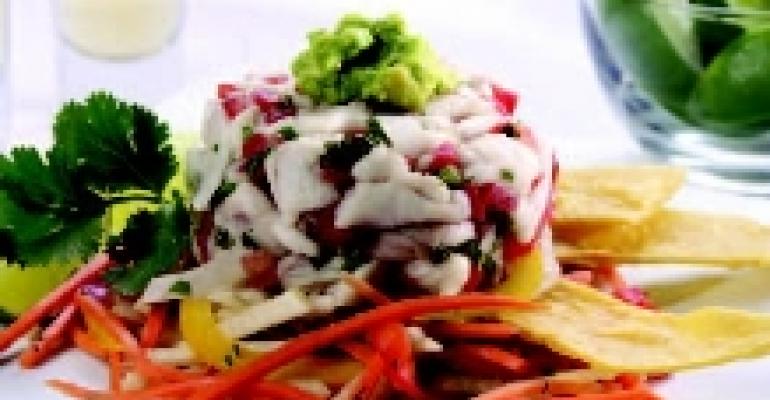 Rainbow Trout Seviche with Slaw