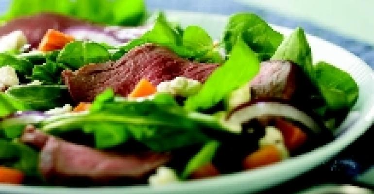 Warm Australian Lamb Salad with Sweet Potato