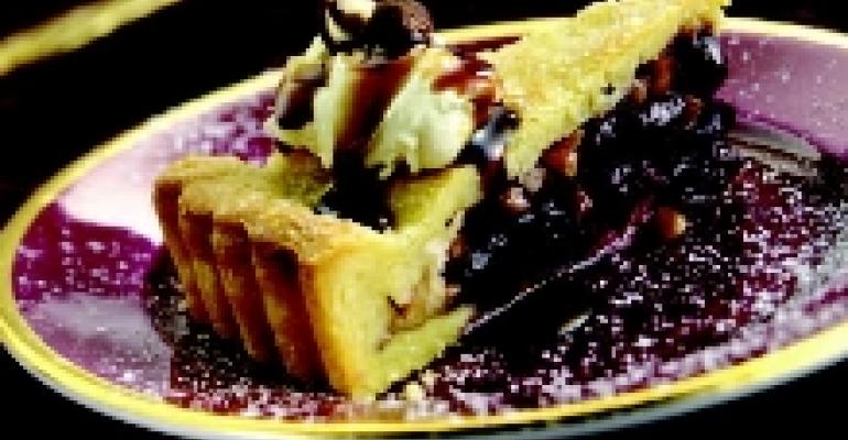 Macerated Bing Cherry Tart with Toasted Hazelnuts &amp; Wisconsin Mascarpone