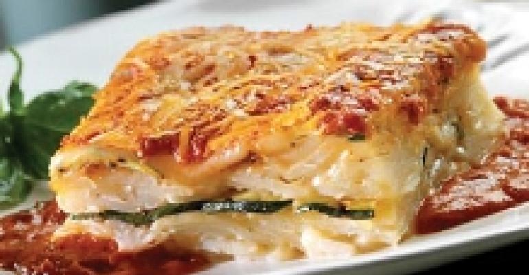 Potato Lasagna with Grilled Zucchini