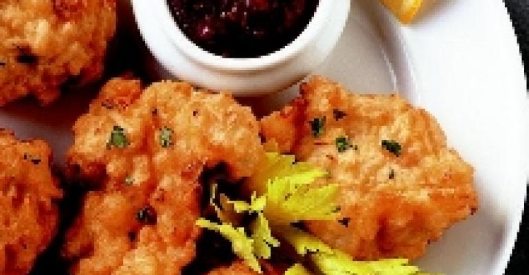 New England Rice and Shrimp Fritters