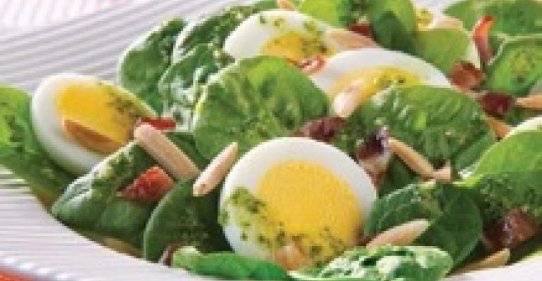 Spinach Pesto Salad