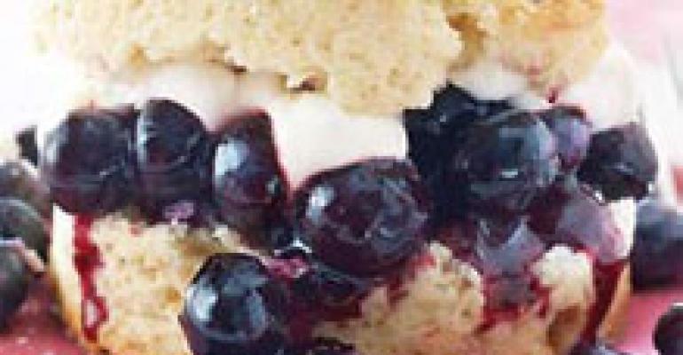 Blueberry Cassis Shortcakes