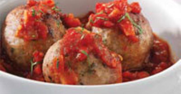 Spanish-Style Turkey Meatballs