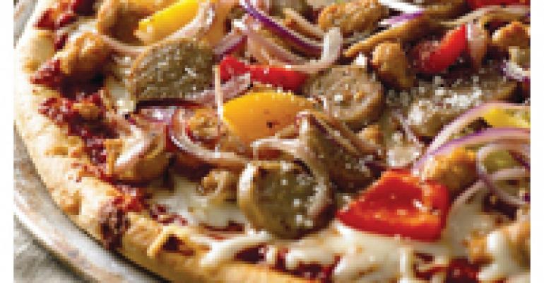 Sausage &amp; Pepper Rustica Pizza