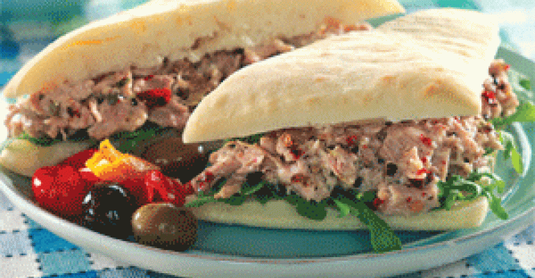 Peppery Turkey Tramezzino Sandwiches