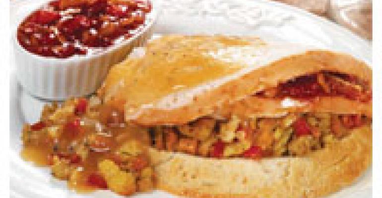 Hot Turkey Sandwich with Cranberry Orange Relish