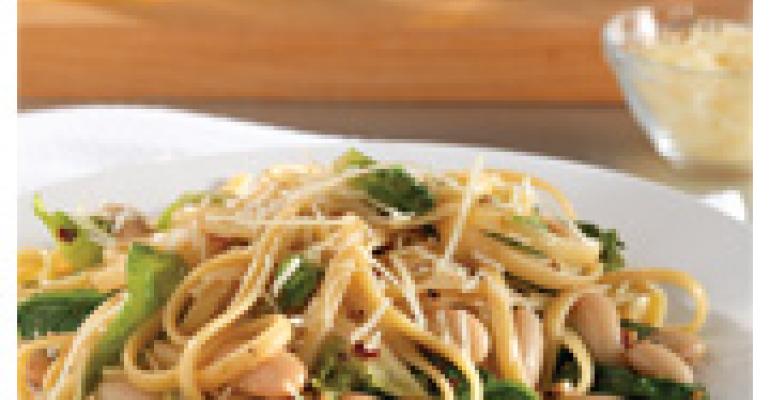 Pasta with Escarole and Cannellini Beans
