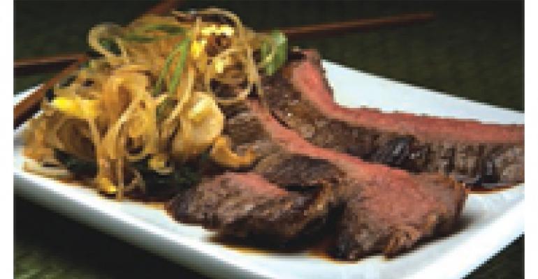 Flank Steak with Asian Noodles