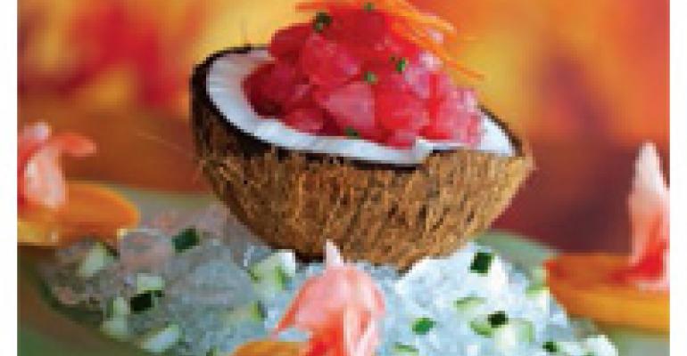 Coconut Tuna Seviche