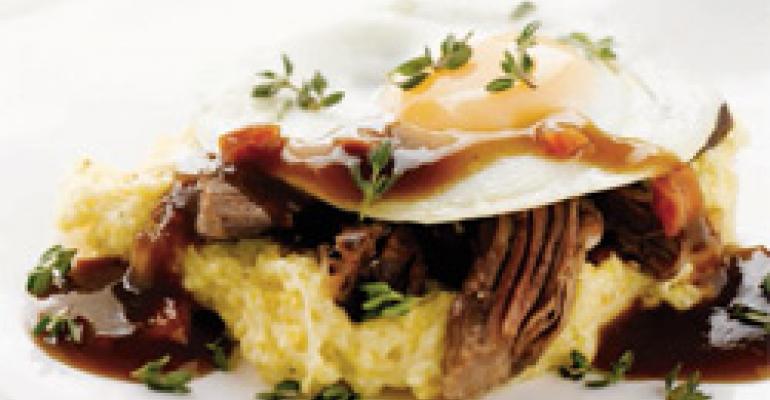Short Ribs with Creamy Polenta and Fried Eggs