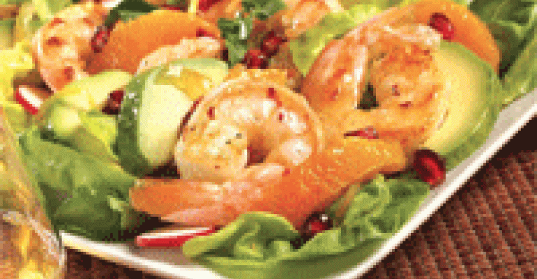 Grilled Shrimp and Avocado Salad