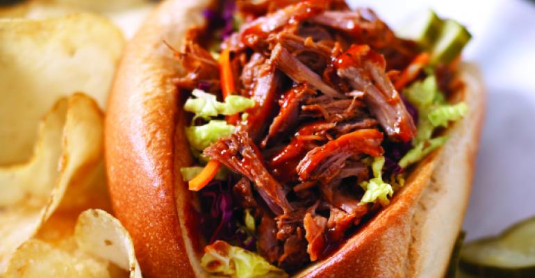 Pulled Veal with Sweet &amp; Savory BBQ Sauce