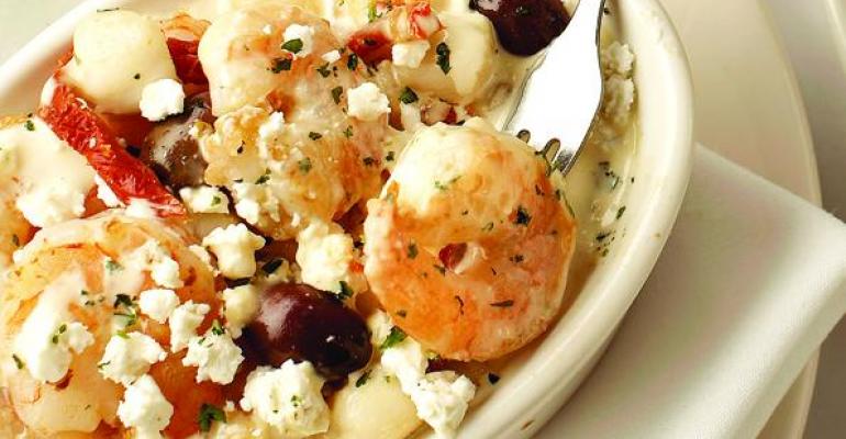 Saucy Florida Rock Shrimp and Scallops from Bonefish Grill