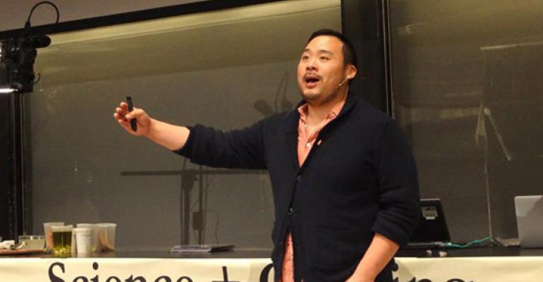 Chef David Chang teaches cooking and the science behind it at Harvard