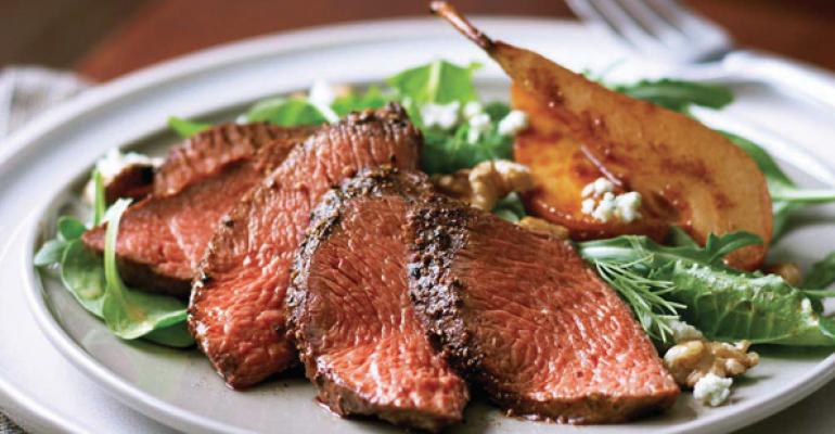 Grilled Steak and Pear Salad
