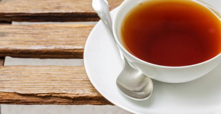 Tea’s hot, restaurant sales less so 