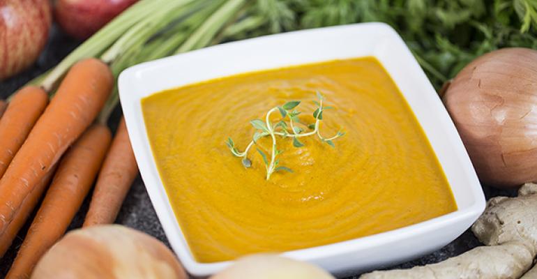 Roasted Carrot-Apple Soup