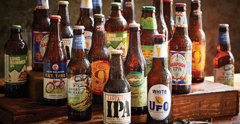 Smokey Bones brings in local craft beers so each location has a different beer menu