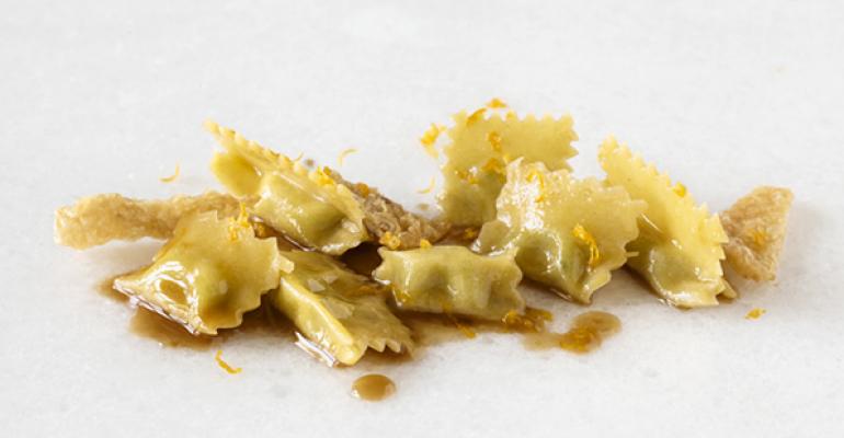 Agnolotti Stuffed with Chicken Thighs
