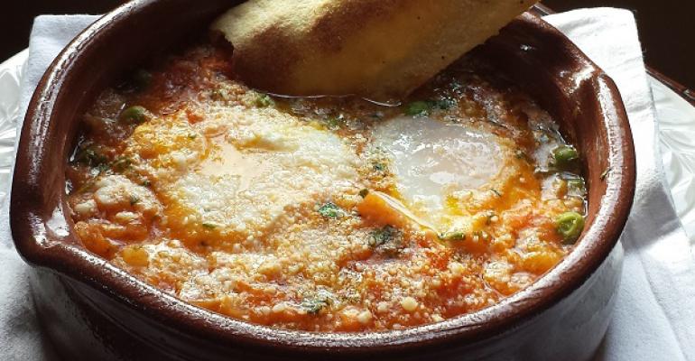 Tuscan acquacotta soup