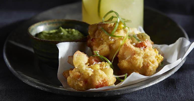 corn and crab fritters