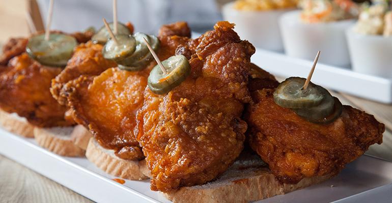 The current popularity of Nashville hot chicken such as this from Carla Hall reflects Americans39 desire for spicier foods