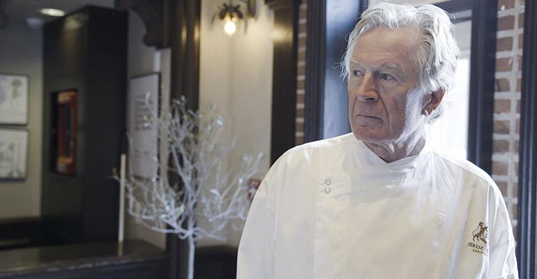 A still from The Last Magnificent which portrays Jeremiah Tower
