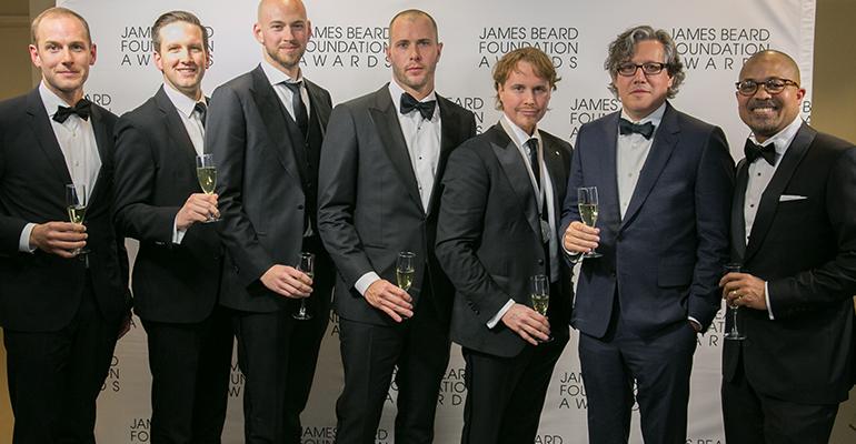 The team from Alinea Chicago took home Outstanding Restaurant Honors at the 2016 James Beard Foundation Awards