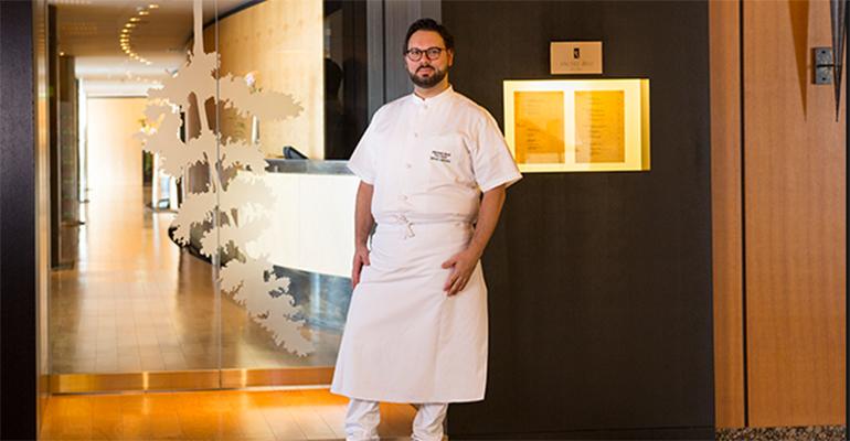Simone Cantafio chef at world topranked classic restaurant Michael Bras Toya in Japan