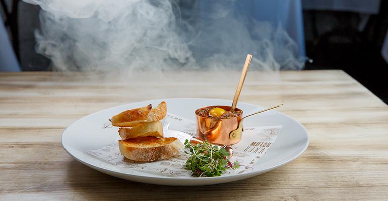 Dishes like Duet Restaurant39s smoking Kobe beef tartare are ideal Instagram bait