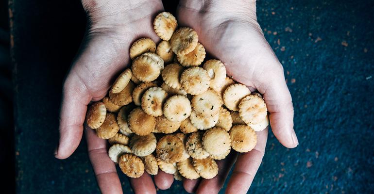 Cavan in New Orleans starts diners off with seasoned oyster crackers instead of bread