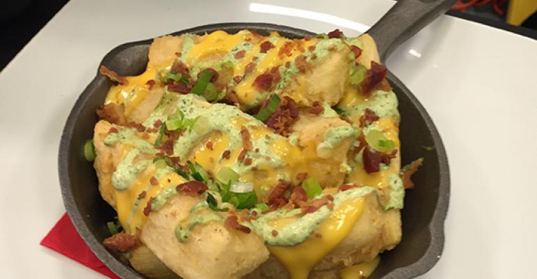 Loaded yucca fries from MIC Food were among culinary mashups seen at MUFSO