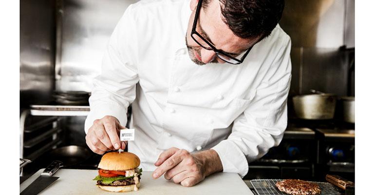 Crossroads chef Tal Ronnen added an Impossible Burger to his vegan menu recently
