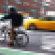 A delivery courier in NYC