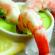 Poached Shrimp with Mint Cilantro Rouille
