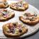 Roasted Garlic Pizzetta with California Grapes and Blue Cheese