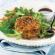 Sesame-Crusted Crab Cake Salad with Yuzu Citrus Dressing