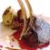 Cervena Venison Chop, Candied Radishes and Duck Confit Spoon Bread