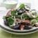 Blackened Steak and Blue Potato Spinach Salad