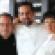 Ronnen flanked by executive chef Scot Jones and pastry chef Serafina Magnussen concocts vegan versions of traditional dishes at Crossroads