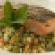 Grilled Salmon and Citrus Pistachio Couscous Salad