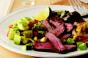Grilled Skirt Steak with Tomatillo Salsa and Avocado