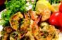 Jumbo Mexican Shrimp Scampi with Cilantro Pesto
