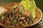 Seven-Rice Tabbouleh Salad with Green Lentils, Fava Beans and Tomatoes
