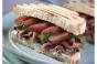 Roasted American Lamb Sandwiches with Poached Pears and Goat Cheese