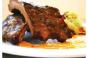 Spicy Mango Sweet &amp; Sour Ribs with Asian Slaw